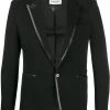 Saint Laurent contrast trim blazer