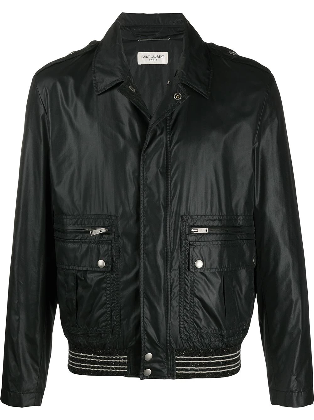 Saint Laurent collared bomber jacket