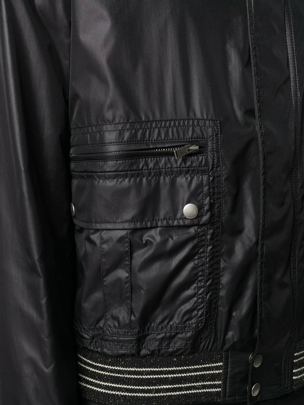 Saint Laurent collared bomber jacket