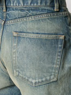 Saint Laurent high-waisted denim shorts