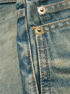 Saint Laurent high-waisted denim shorts