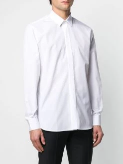 Saint Laurent spread collar shirt
