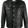 Saint Laurent button-up leather jacket