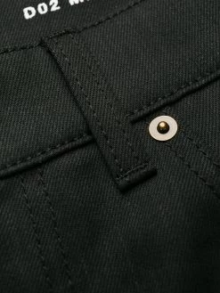 Saint Laurent creased skinny jeans