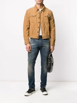 Saint Laurent stonewashed straight leg jeans