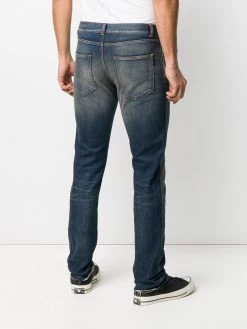 Saint Laurent stonewashed straight leg jeans