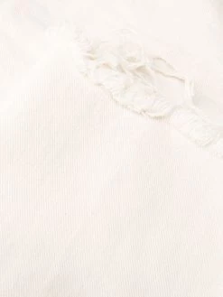 Saint Laurent distressed-hem straight-leg jeans