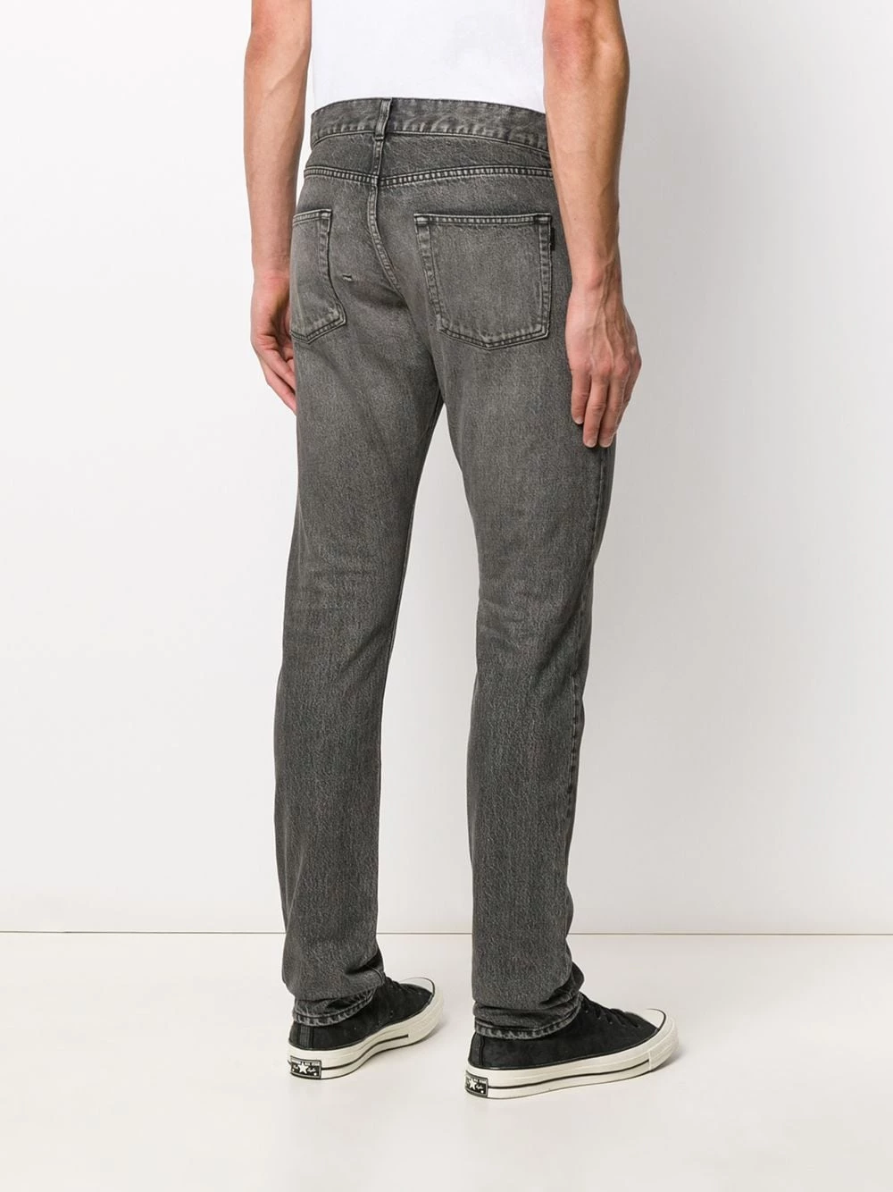 Saint Laurent faded effect jeans