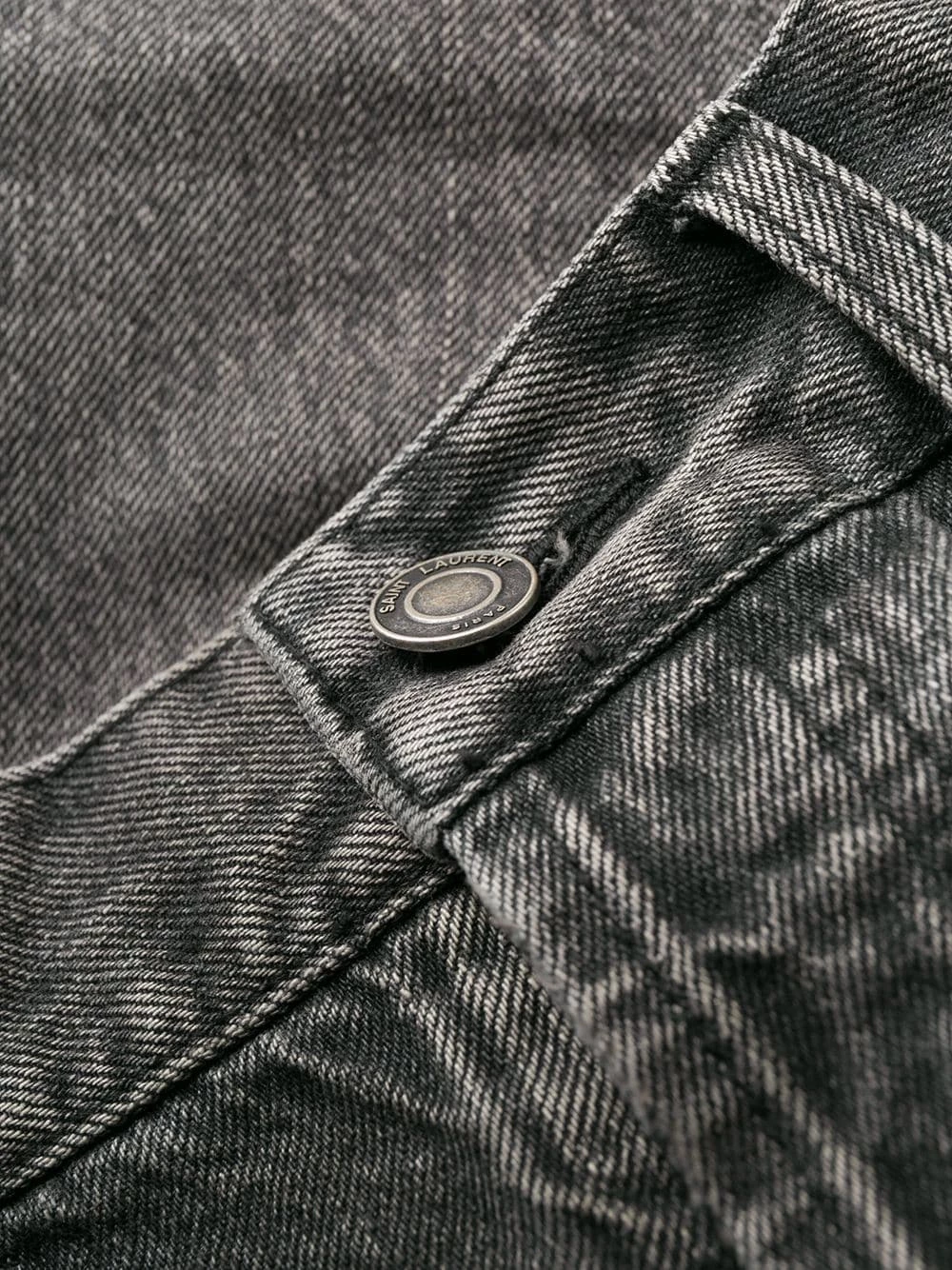 Saint Laurent faded effect jeans