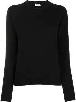 Saint Laurent cashmere ribbed crew neck jumper
