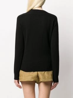 Saint Laurent cashmere ribbed crew neck jumper