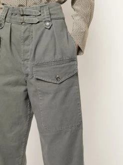 Saint Laurent high-waisted cropped trousers