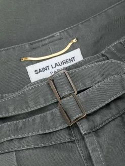 Saint Laurent high-waisted cropped trousers