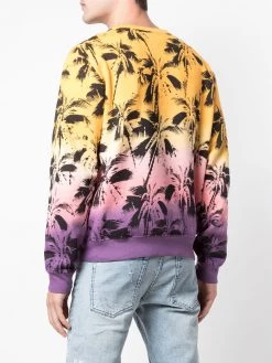 Saint Laurent palm trees print sweatshirt