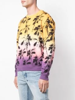 Saint Laurent palm trees print sweatshirt