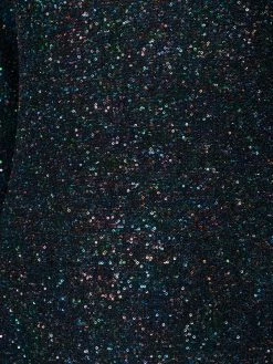 Saint Laurent sequin embroidery fitted dress