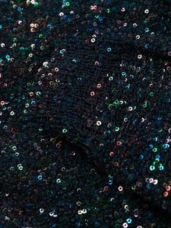 Saint Laurent sequin embroidery fitted dress