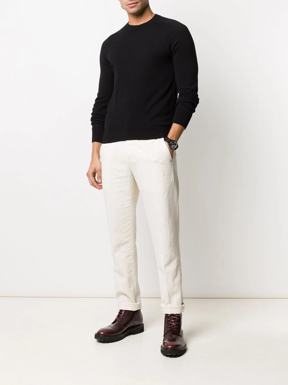 Saint Laurent cashmere crew neck jumper