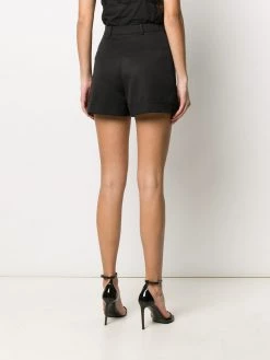 Saint Laurent high-waisted rolled hem shorts