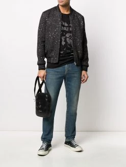 Saint Laurent faded-effect blue jeans
