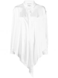 Saint Laurent draped shirt