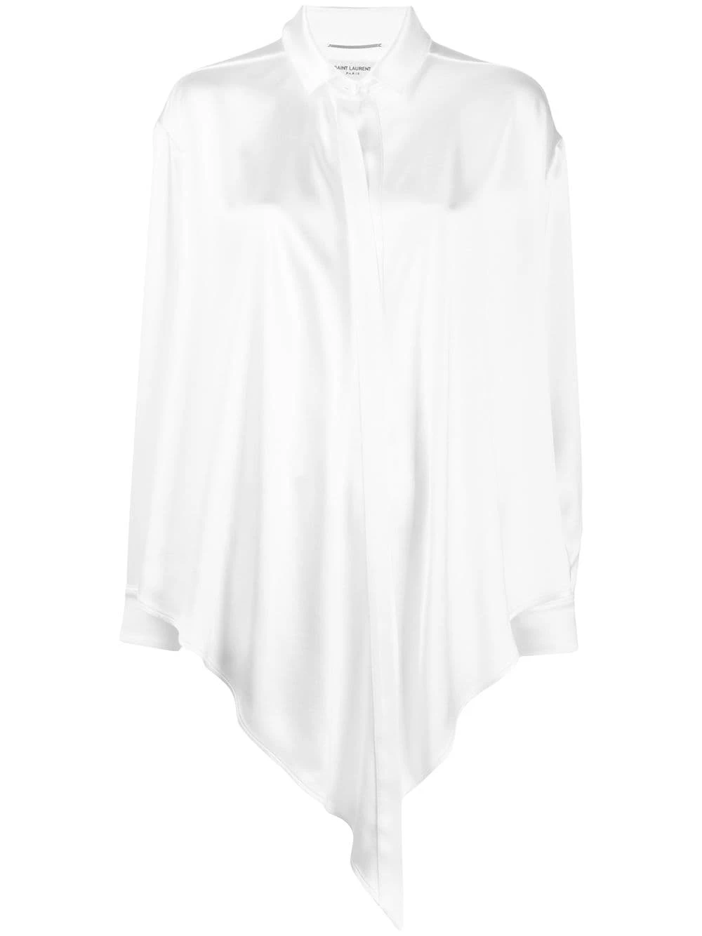 Saint Laurent draped shirt