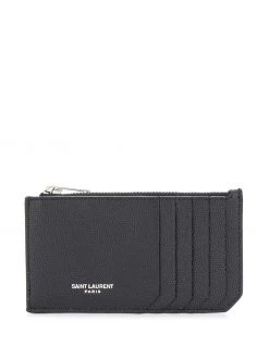 Saint Laurent Fragments zipped cardholder
