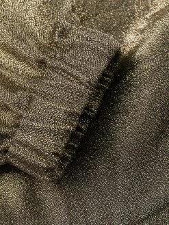 Saint Laurent metallic-effect tapered trousers