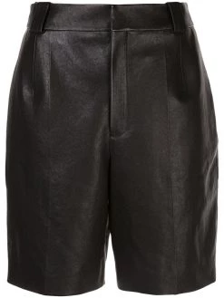 Saint Laurent pleated detail bermuda shorts