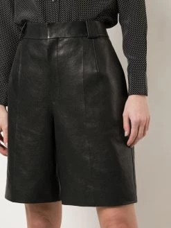 Saint Laurent pleated detail bermuda shorts