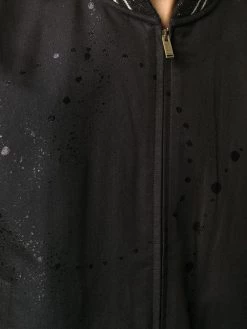 Saint Laurent paint splatter bomber jacket