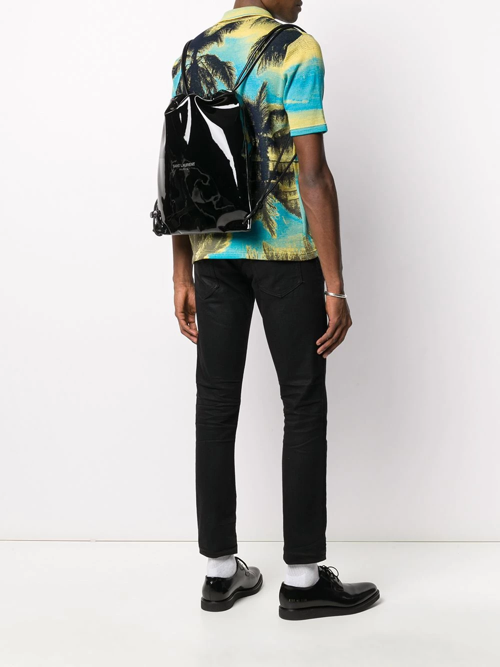 Saint Laurent Teddy drawstring backpack