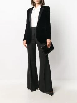 Saint Laurent single-breasted velvet tuxedo jacket