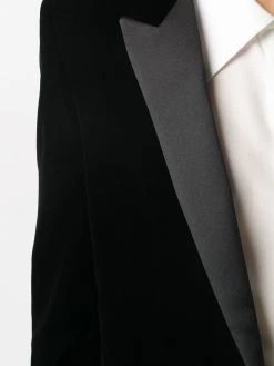 Saint Laurent single-breasted velvet tuxedo jacket