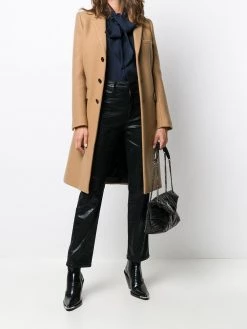 Saint Laurent Chesterfield midi coat