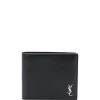 Saint Laurent logo plaque bi-fold wallet