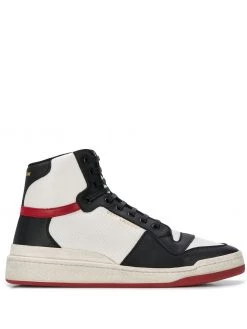 Saint Laurent SL24 panelled high-top sneakers
