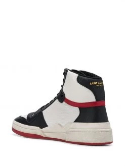Saint Laurent SL24 panelled high-top sneakers