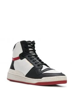 Saint Laurent SL24 panelled high-top sneakers