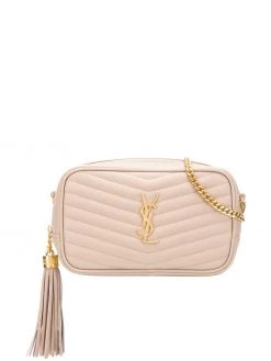 Saint Laurent quilted logo shoulder bag