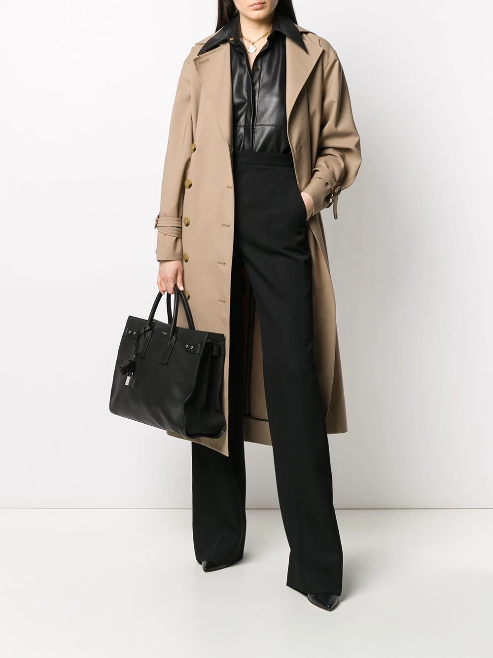 Saint Laurent large Sac du Jour tote bag