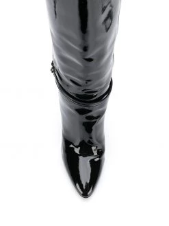 Saint Laurent patent leather boots