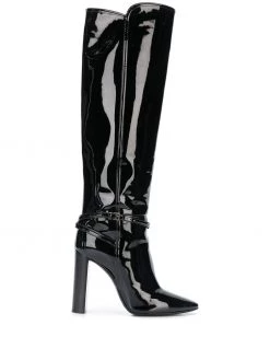 Saint Laurent patent leather boots