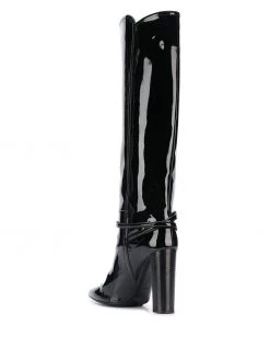 Saint Laurent patent leather boots