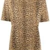 Saint Laurent leopard print T-shirt