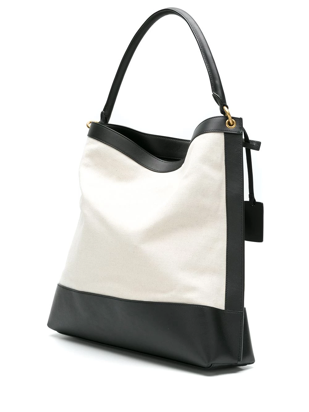 Saint Laurent Tag two-tone tote bag