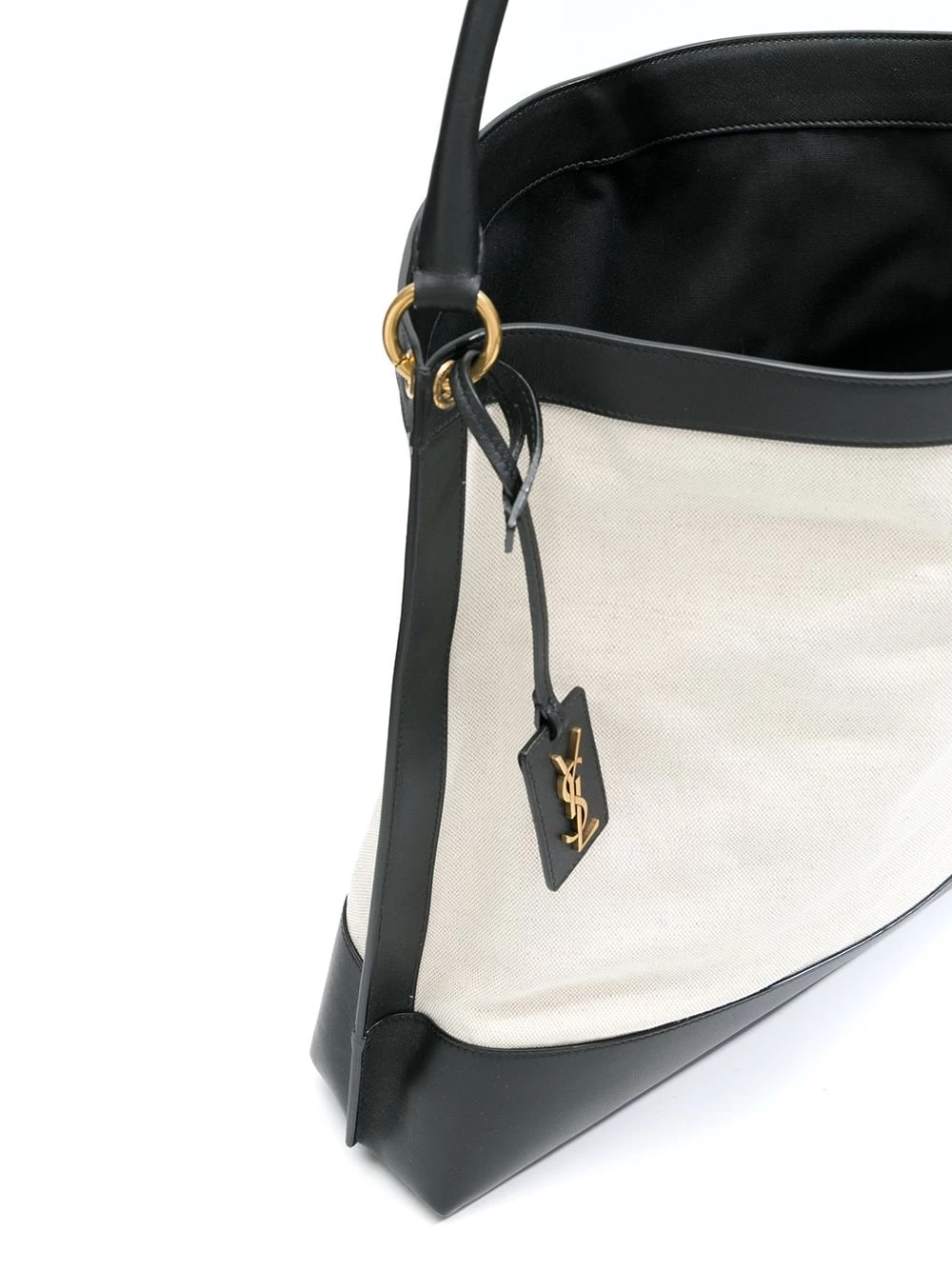 Saint Laurent Tag two-tone tote bag