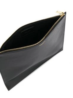 Saint Laurent large embossed logo clutch