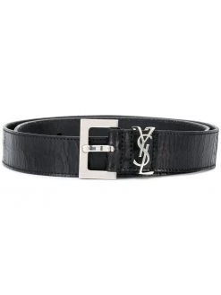 Saint Laurent monogram logo belt