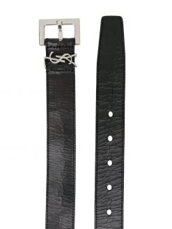 Saint Laurent monogram logo belt